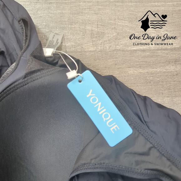 Yonique Plus Size Tie Side One Piece Swimsuit Size 20W - Picture 4 of 7